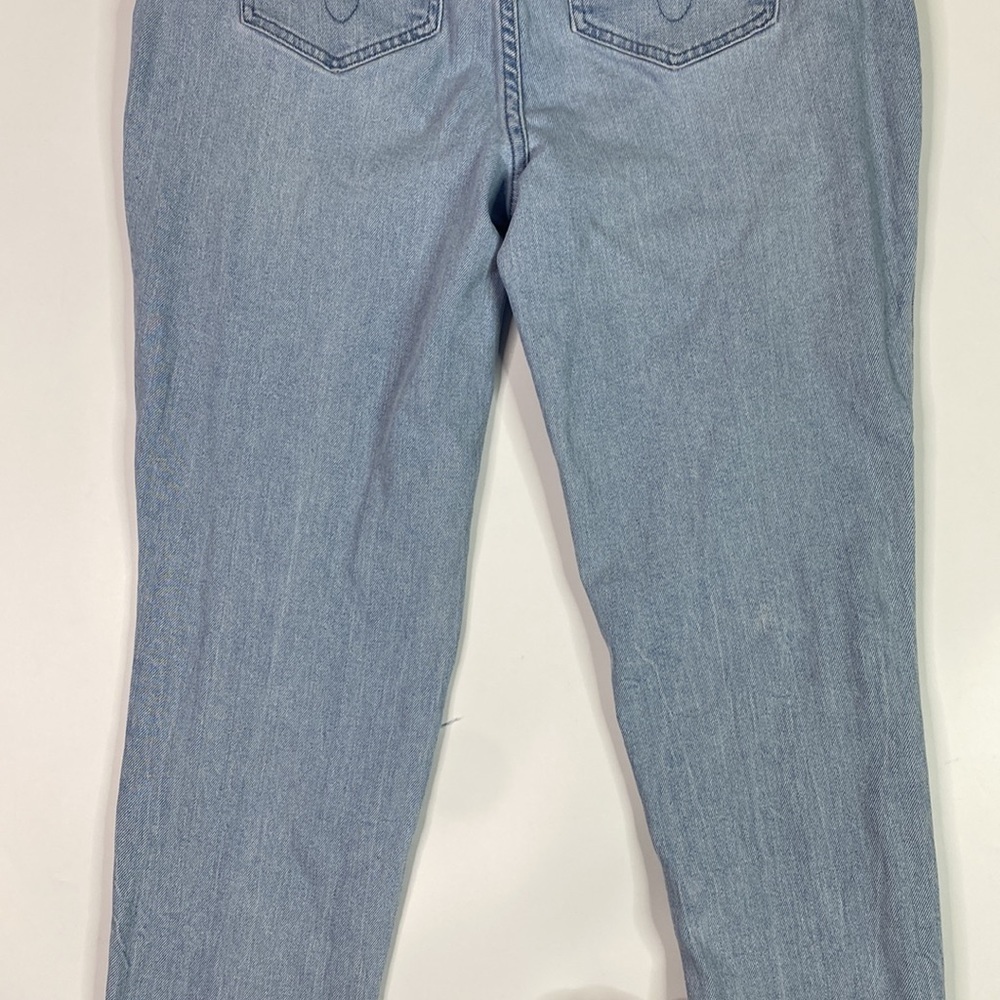 Calvin Klein Jeans High Rise Raw Hem Skinny Distressed Jeans Size 32 - Picture 6 of 14